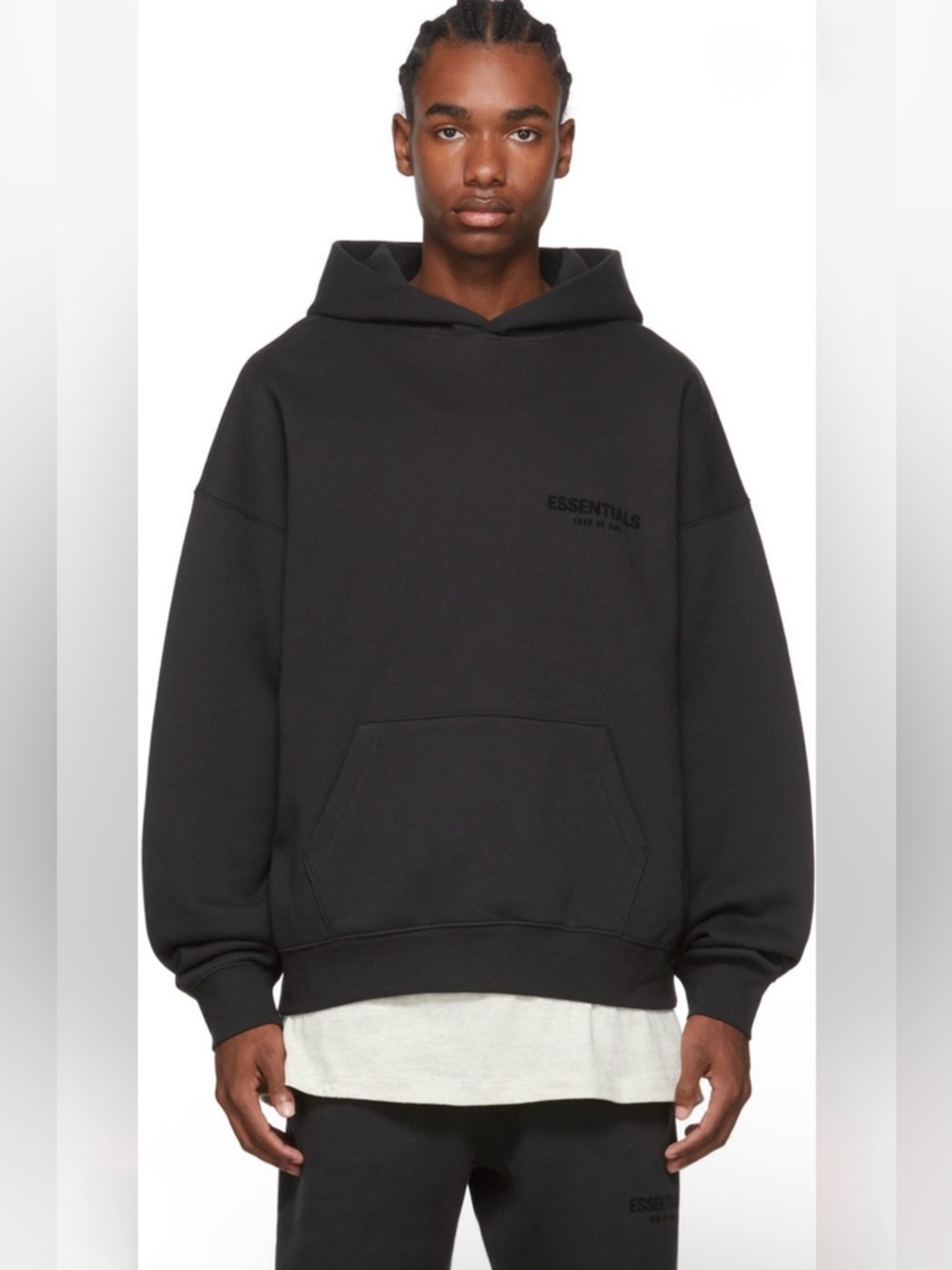 Fear of God Essentials | Black Hoodie Sweatshirt, Men's XXL NWT